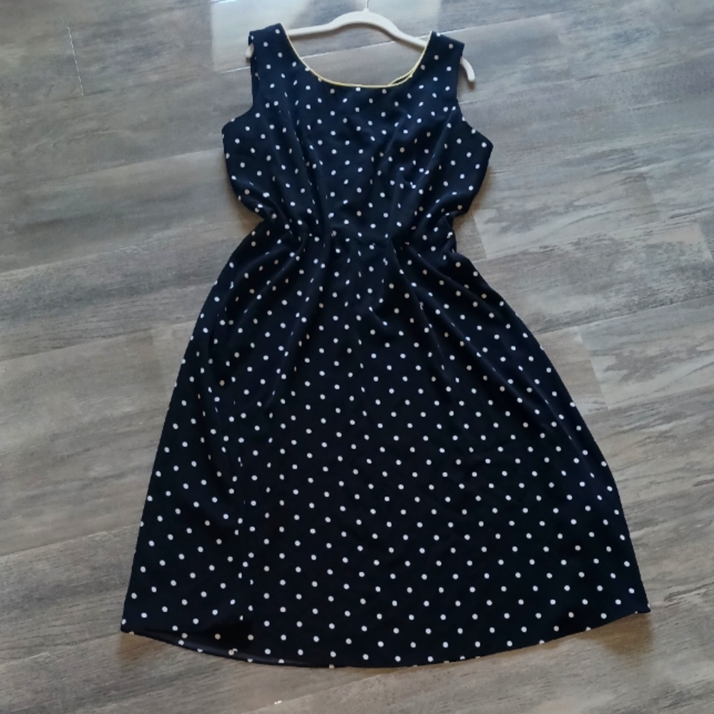 Polka-dot vintage dress
